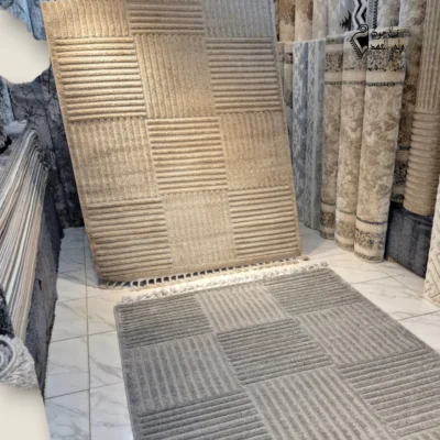 سجاد النساجون كليم سادة بيج ورمادى (7)